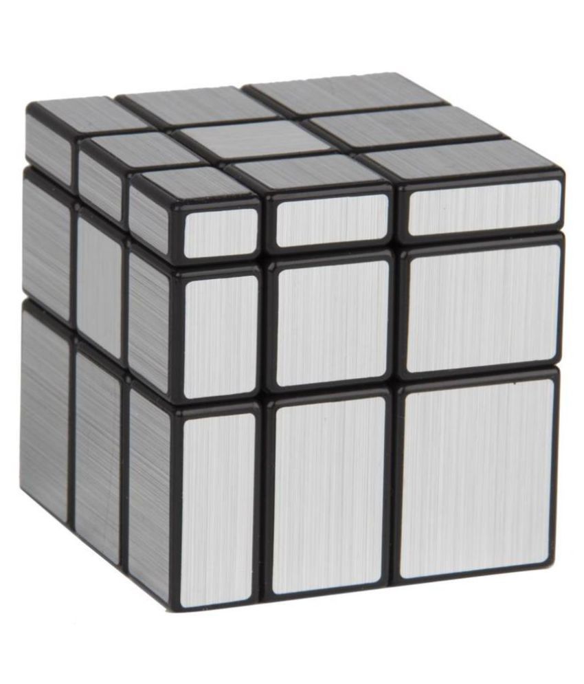 3 x 3 x 3 Silver Mirror Magic Rubic Cube By Signomark