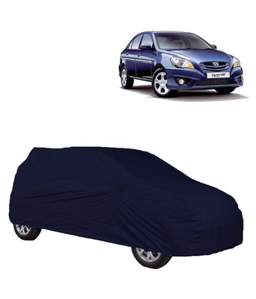 QualityBeast Car Body Cover for Hyundai Verna Transform Blue Buy