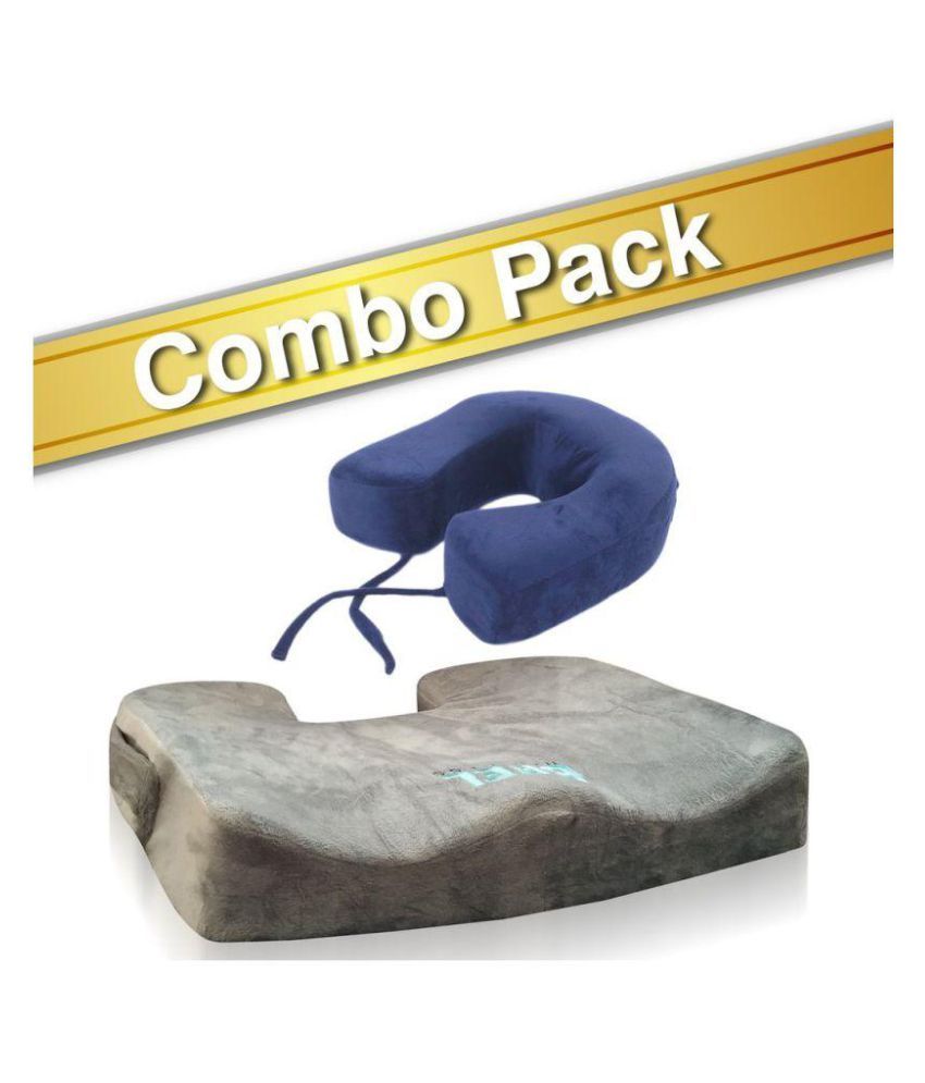 BAEL WELLNESS With Neck Cushion Combo Pack Seat cushion for sciatica