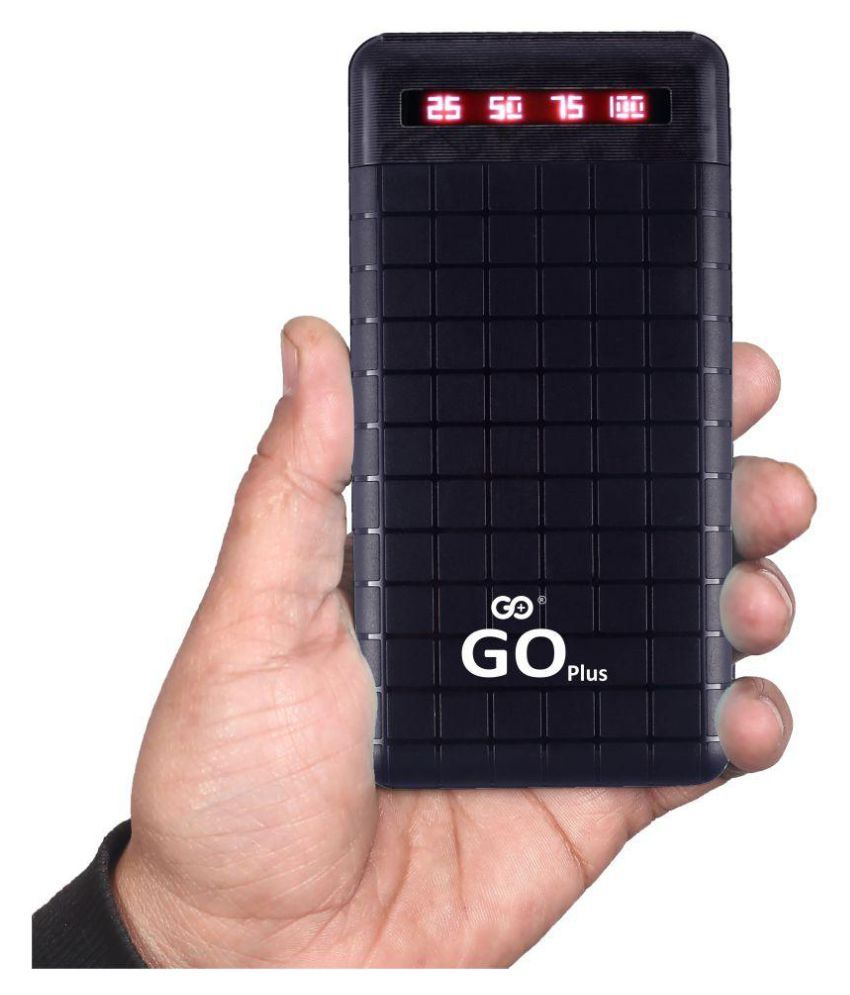 Go Plus Polymer 000 Mah Li Polymer Power Bank White Power Banks Online At Low Prices Snapdeal India