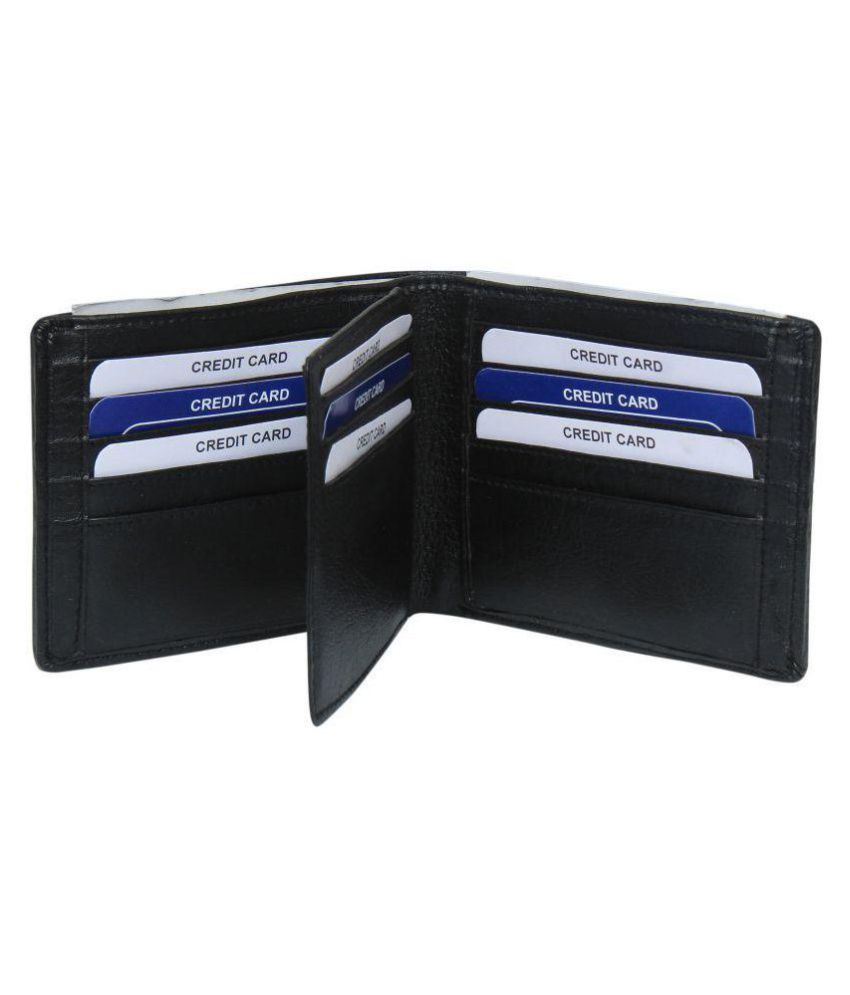 Lee Italian Leather Black Formal Regular Wallet: Buy Online at Low ...