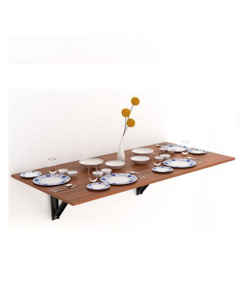 BLUEWUD Particle Board Hemming Wall Mounted Folding Dining ...