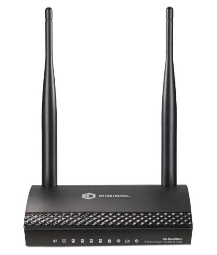 Digisol DGBG4300NU 300Mbps Router With Modem (Black) Buy Digisol DG