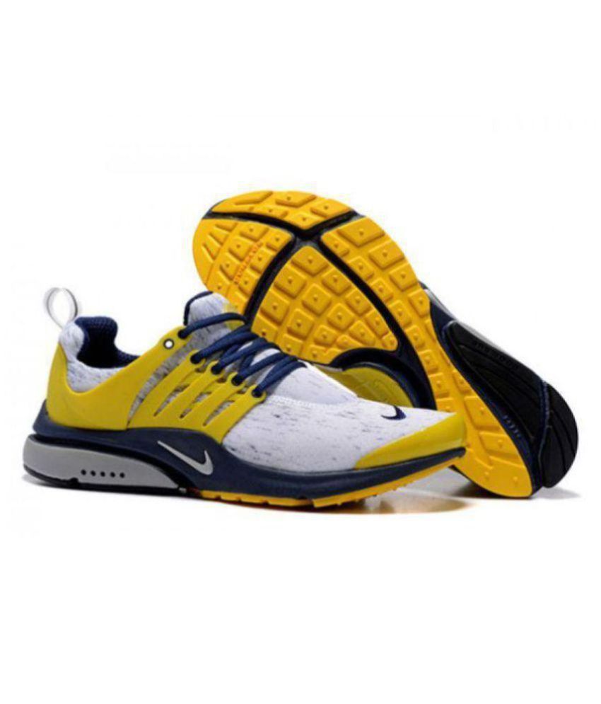 yellow color nike shoes