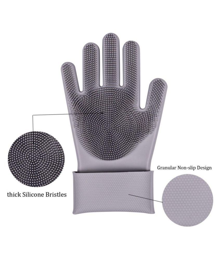 Okayji Magic Dishwashing Latex Standard Size Cleaning Glove