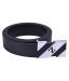 Stylehoops Black Faux Leather Casual Belt