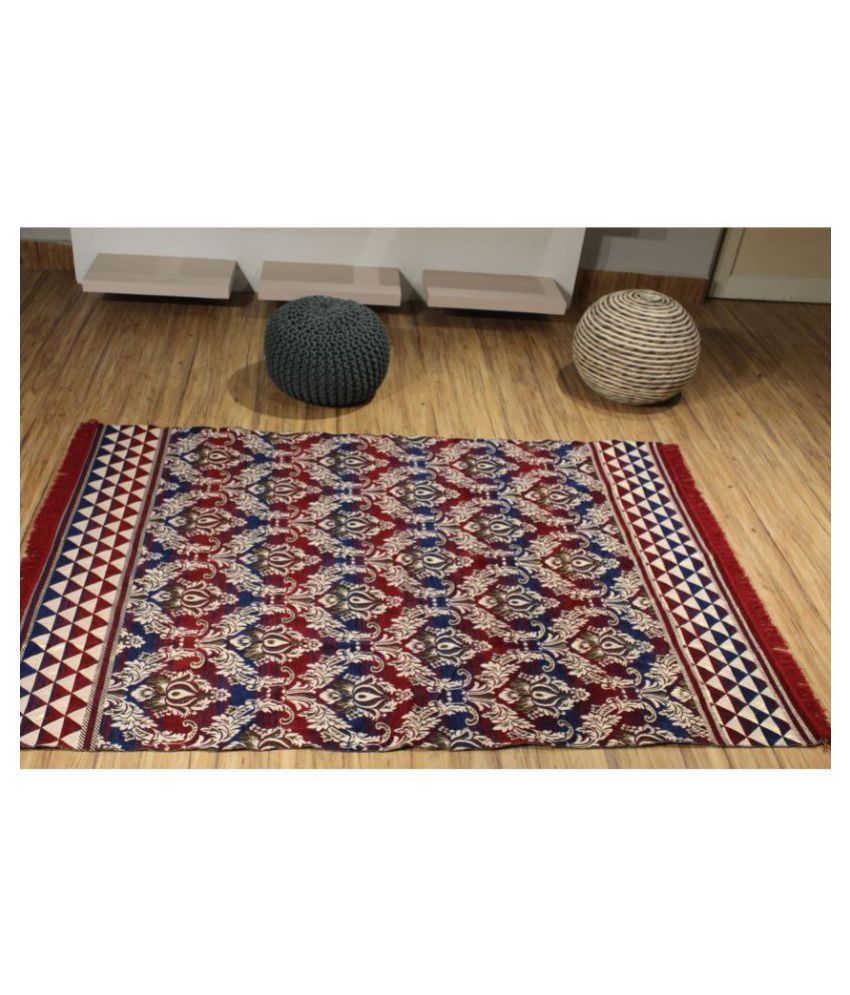 FARSH Multi Chenille Carpet Abstract 5x7 Ft - Buy FARSH Multi Chenille ...