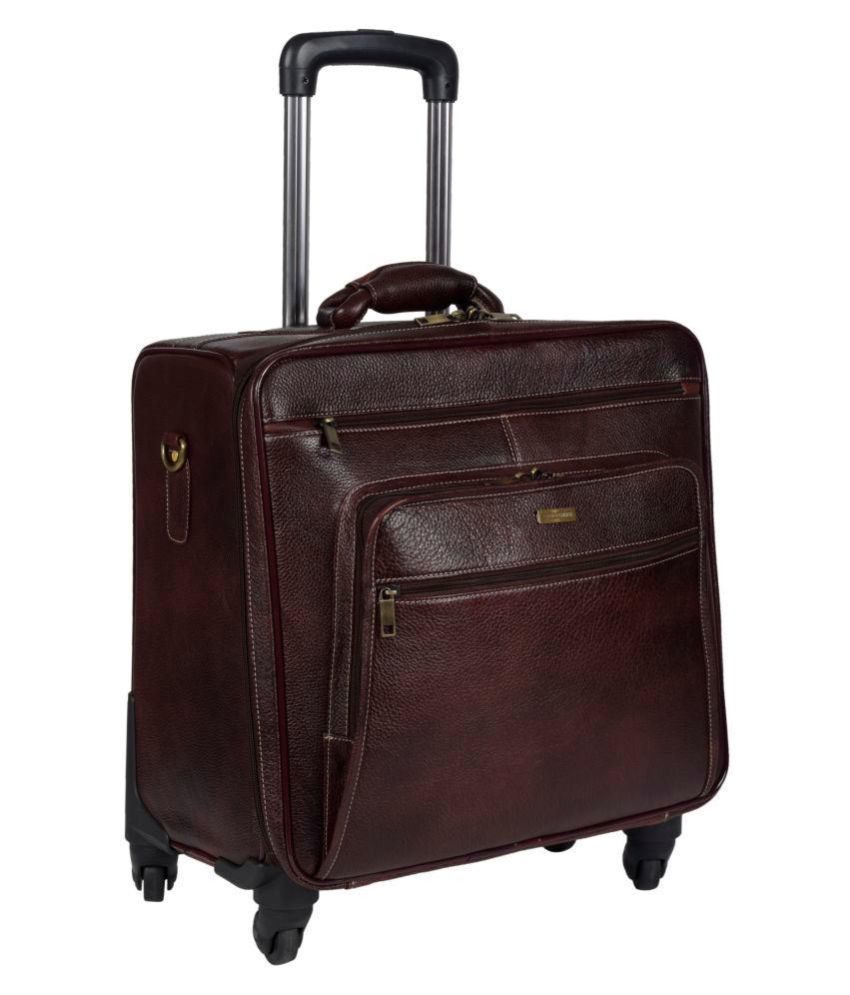 Brand Leather Brown Leather Trolley Backpack Buy Brand Leather Brown