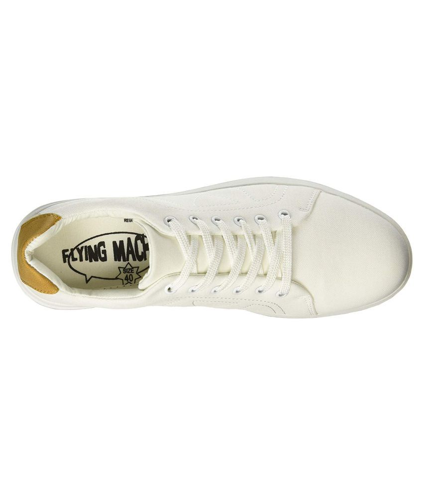 Flying Machine Sneakers White Casual Shoes - Buy Flying Machine ...