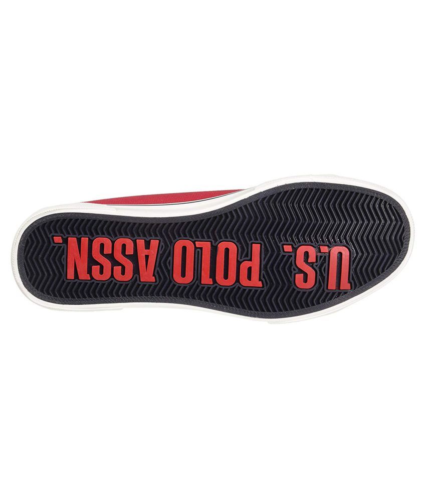 us polo red sneakers