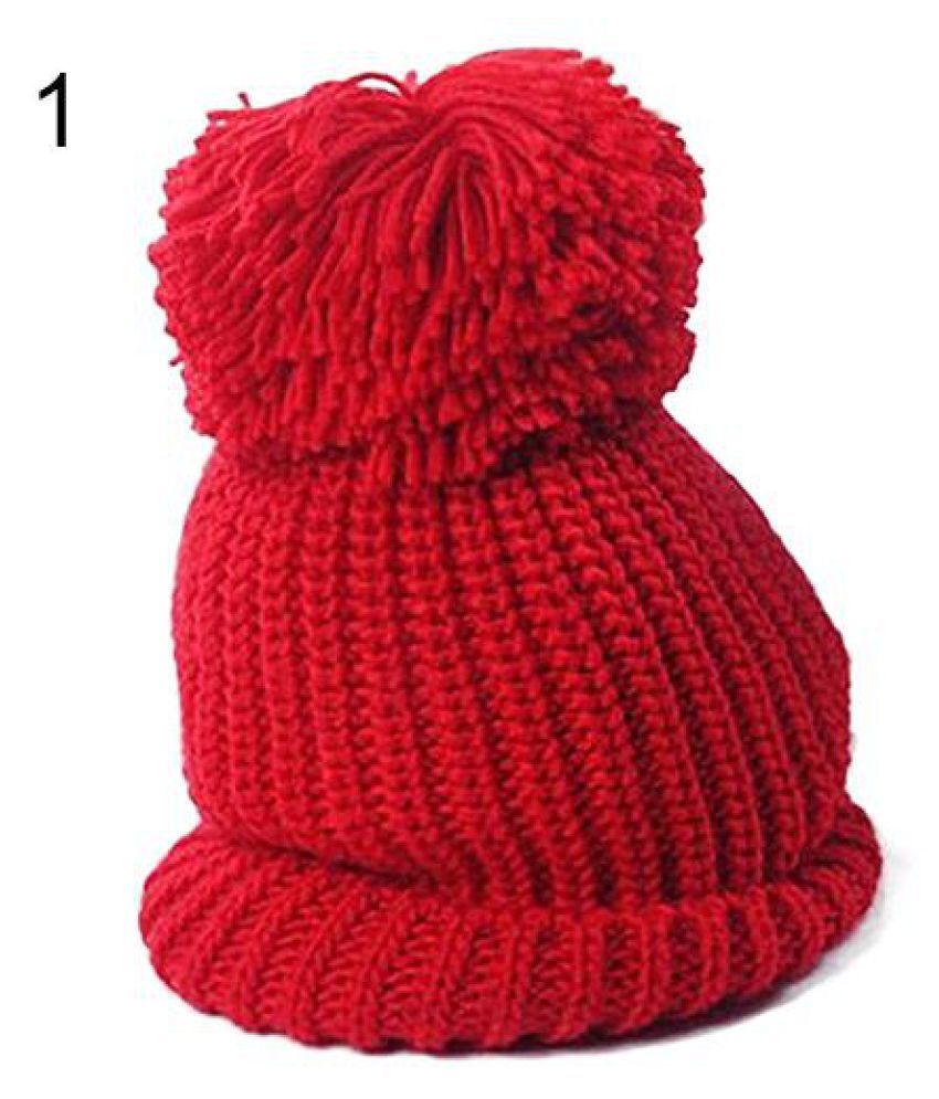 womens oversized bobble hat