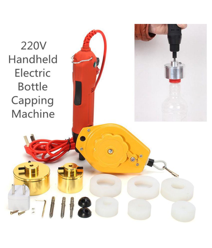 Handheld Electric Bottle Capping Machine HaroldDol Screw Capper Sealing Machine 220V 