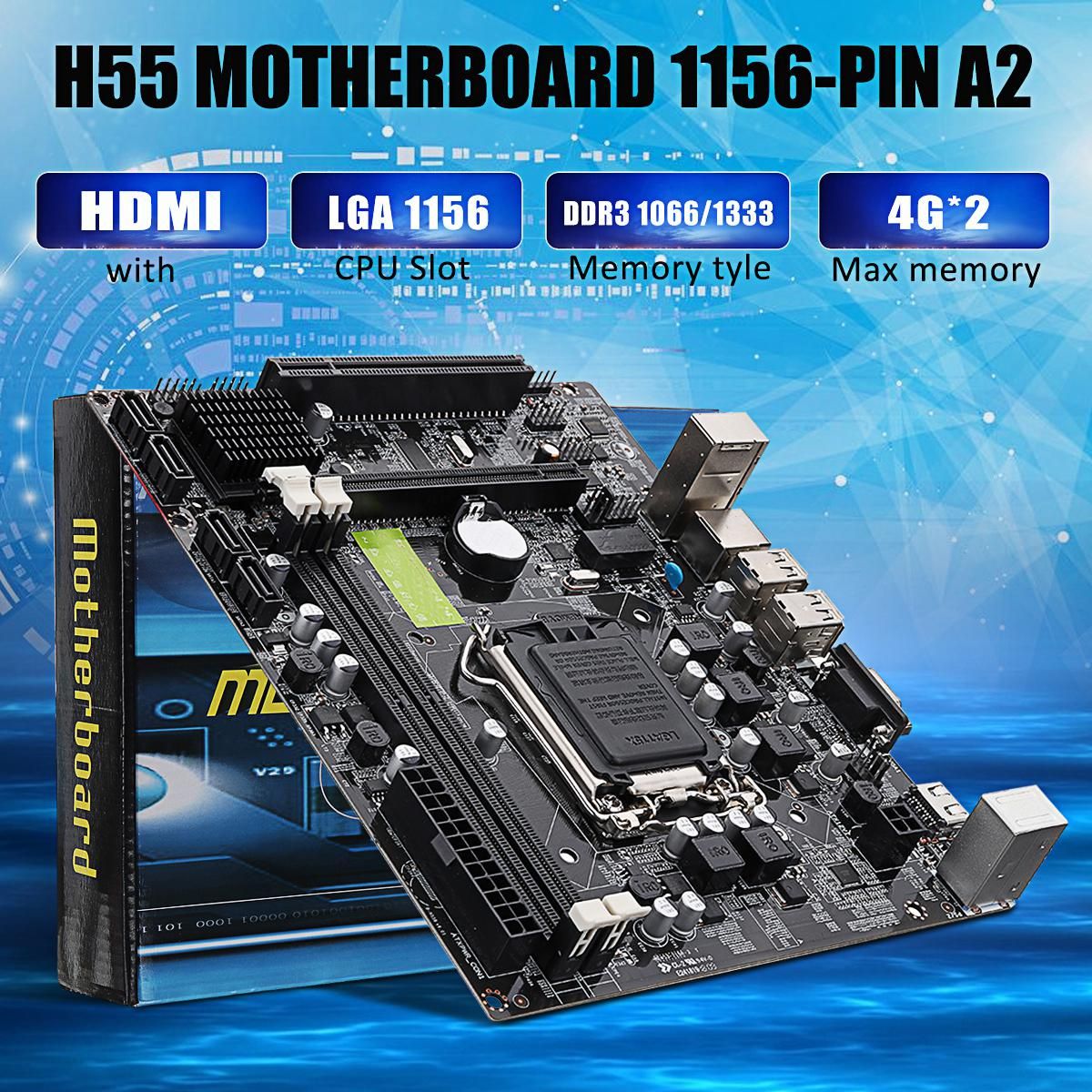 For Intel H55 Socket Lga 1156 Ddr3 Computers Motherboard 1156 Pin A2 With Hdmi Buy For Intel H55 Socket Lga 1156 Ddr3 Computers Motherboard 1156 Pin A2 With Hdmi Online At Low Price