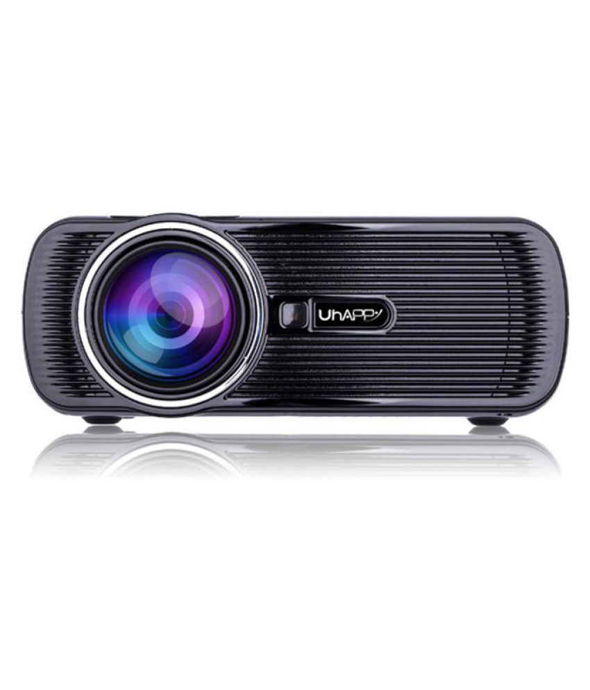 UHAPPY LED high-definition portable mini projector 3D 1000 lumens support 20000 hours LED life 
