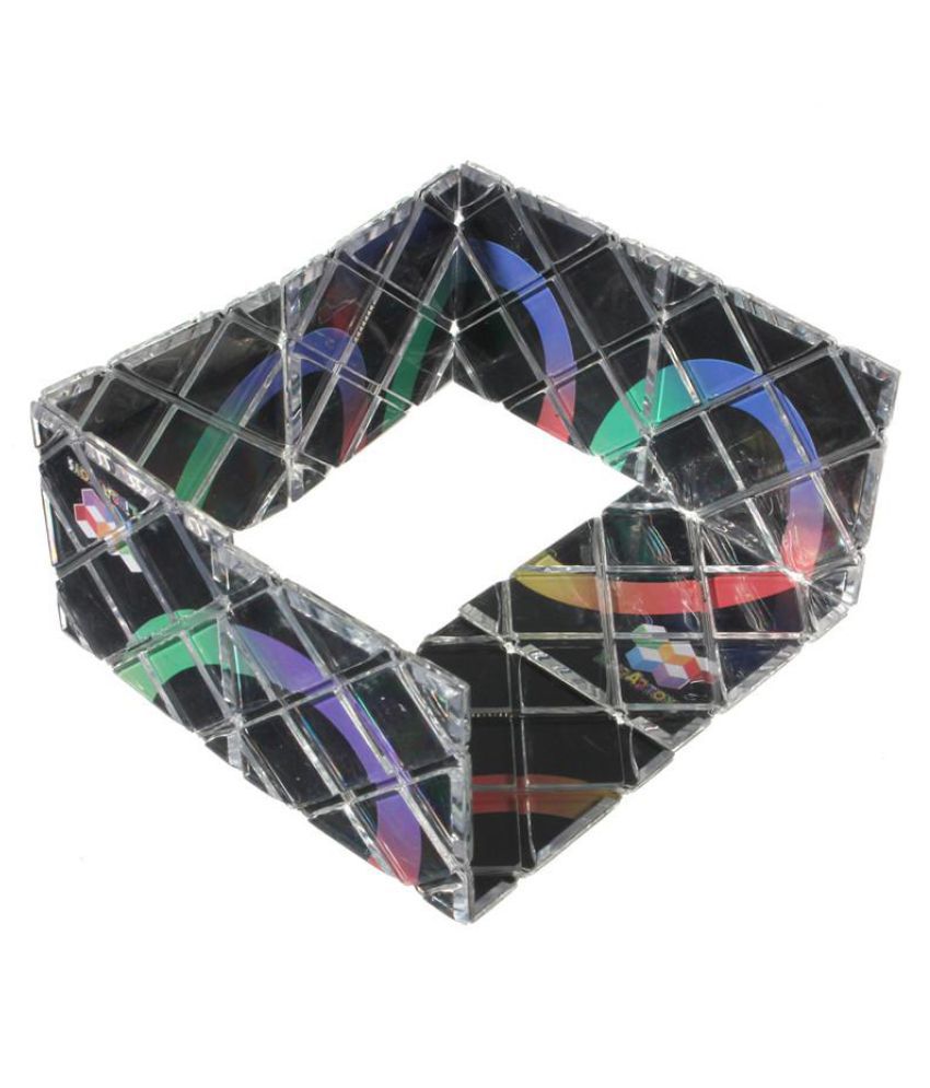 8 Panel 3 Ring Meister Magic Klapp Puzzle Cube Twisty Tees Spielzeug Geist G DE 