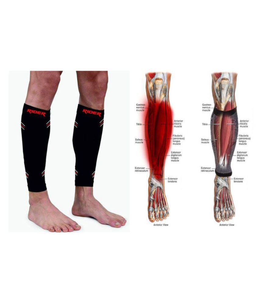     			Just Rider Leg Calf Compression Sleeves L