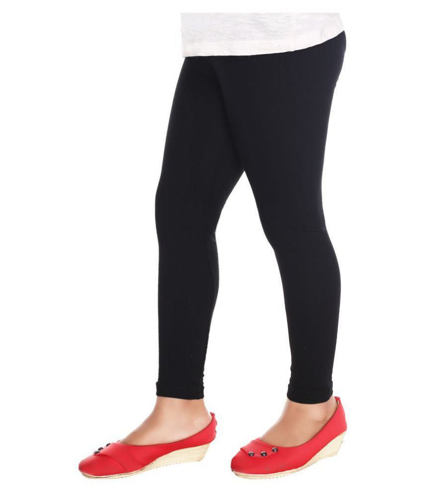 Zadmus Girls Cotton Leggings Combo pack of 3 Leggings (Pink & Black