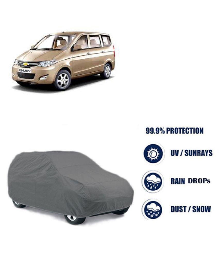 QualityBeast Car Body Cover for Chevrolet Enjoy [20142015] Gray Buy