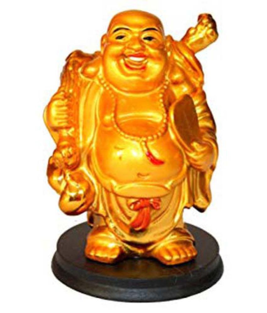     			CSU Handcrafted God Feng Shui Resin Buddha Idol 6 x 7 cms Pack of 1