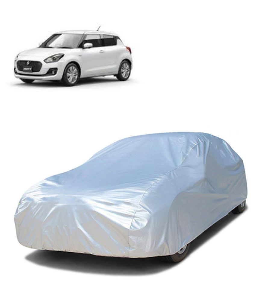 QualityBeast Car Body Cover for Maruti Suzuki Swift [2005-2010] Sliver