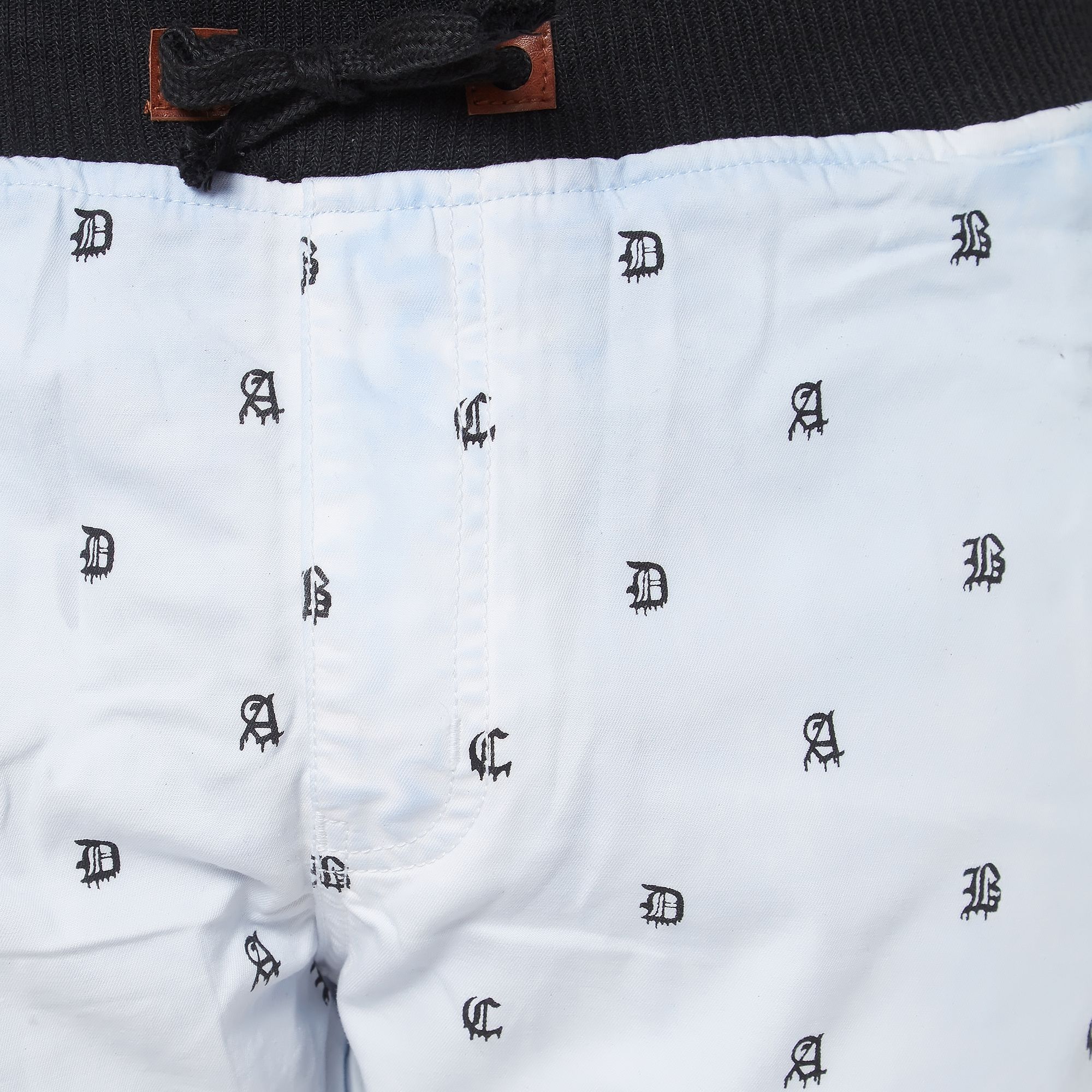 blue cotton joggers