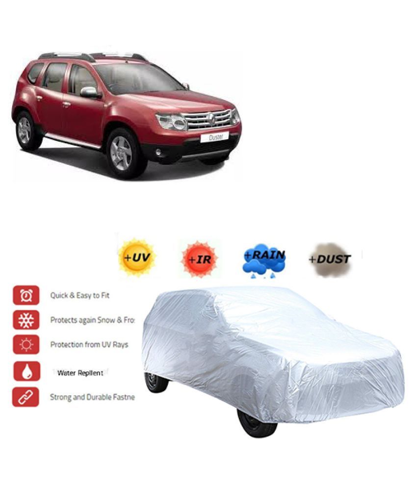 QualityBeast Car Body Cover for Renault Duster [2014-2015] Silver: Buy
