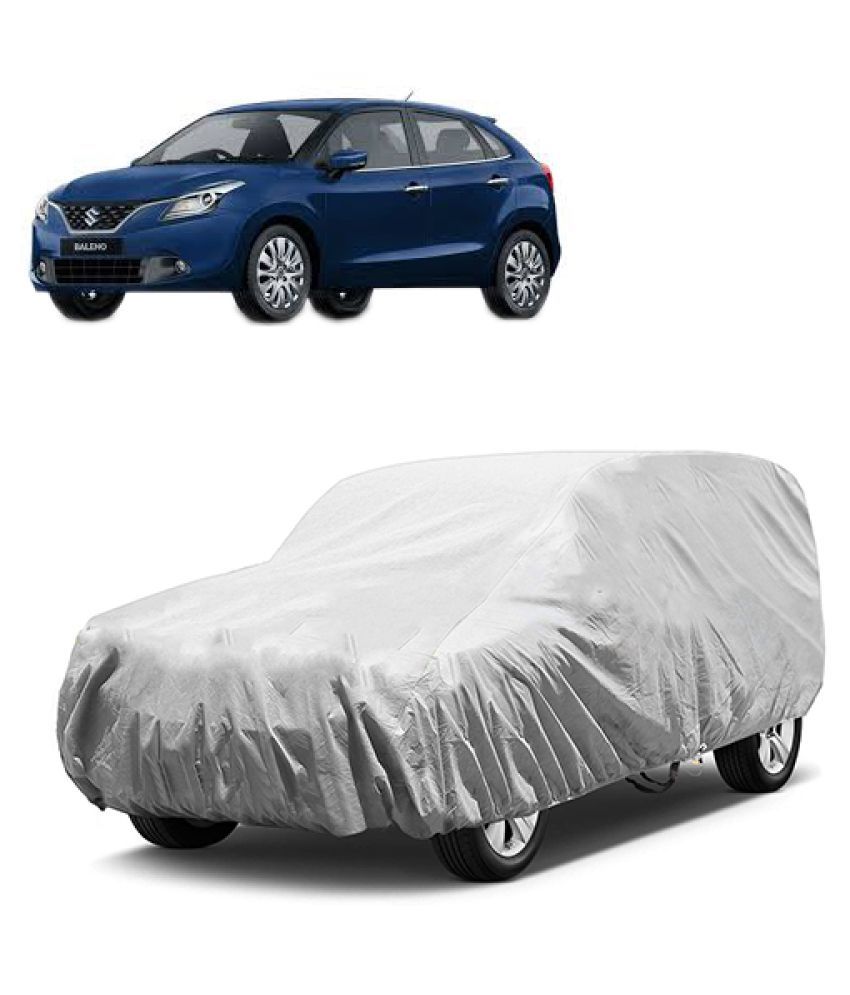 QualityBeast Car Body Cover for Maruti Suzuki Baleno [1999-2004] Silver