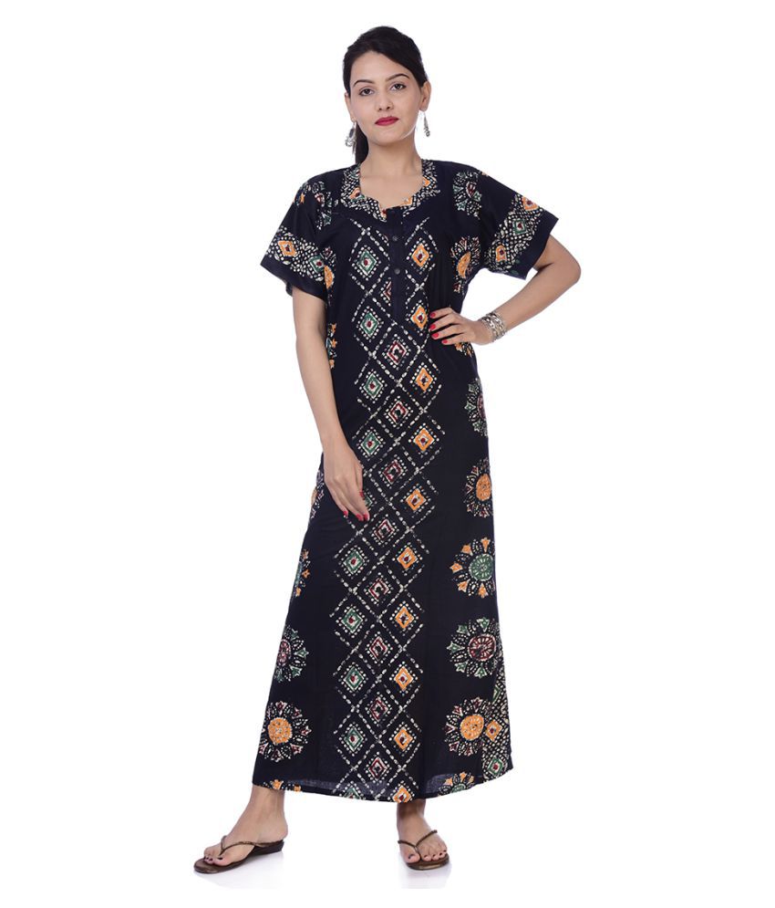 Buy Rajeraj Cotton Nighty And Night Gowns Blue Online At Best Prices In 