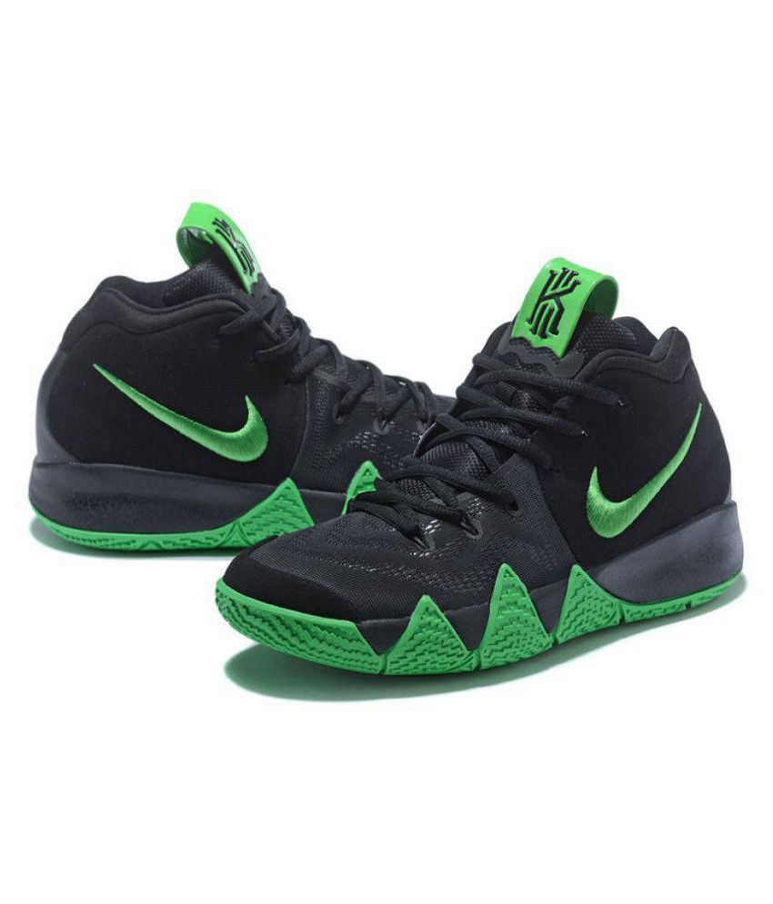 kyrie 4 black and green