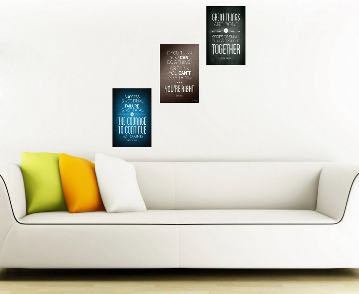 Creatick Studio Motivational Quote Wall Poster Motivational Quotes Sticker 45 x 30 cms Creatick Studio Motivational Quote Wall Poster Motivational Quotes Sticker 45 x 30 cms