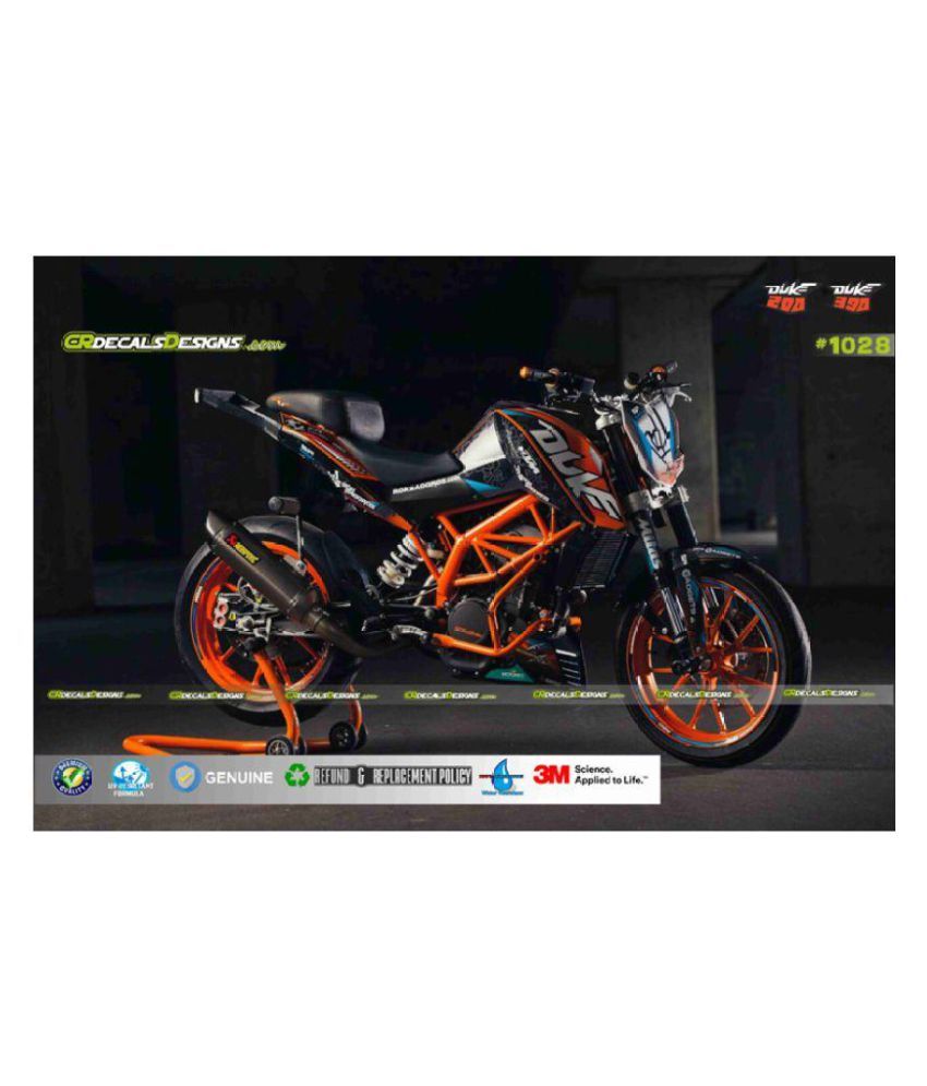 KTM Duke Decal/Stickers/Wrap Others In Car Sticker Multicolour Buy KTM