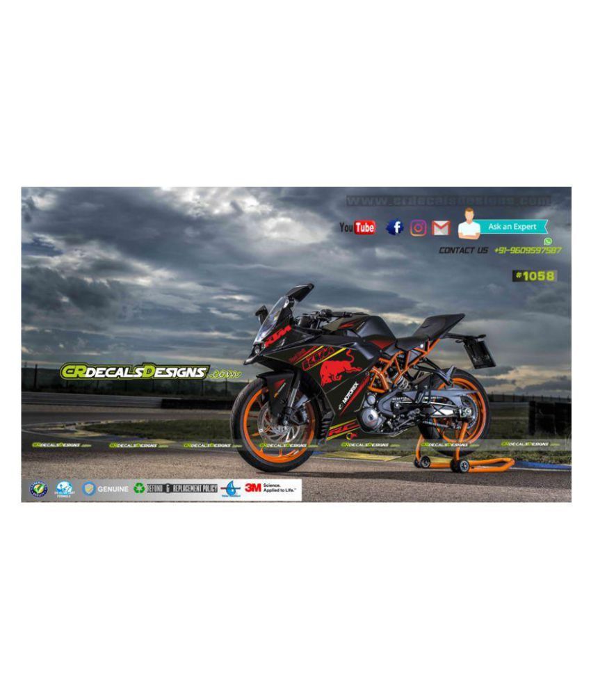 KTM RC Decal/Stickers/Wrap Others In Car Sticker Multicolour Buy KTM