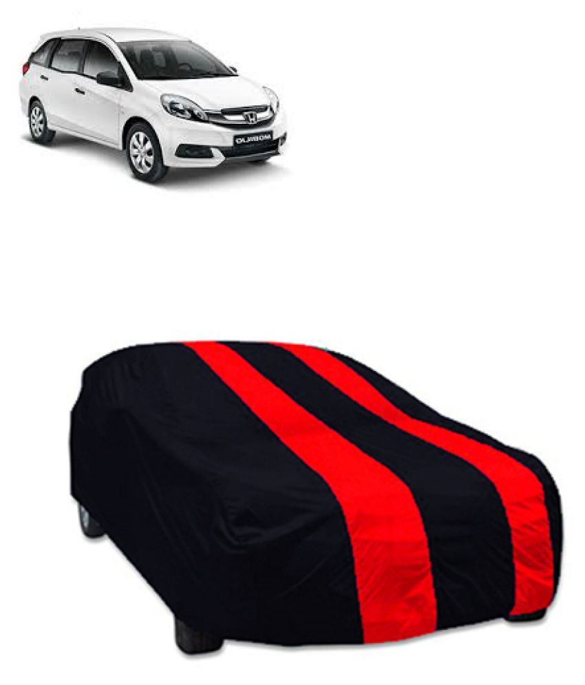 QualityBeast Car Body Cover for Honda Mobilio [20142015] Red Black