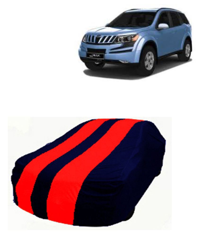 QualityBeast Car Body Cover for Mahindra XUV500 [20112015] Maroon Blue