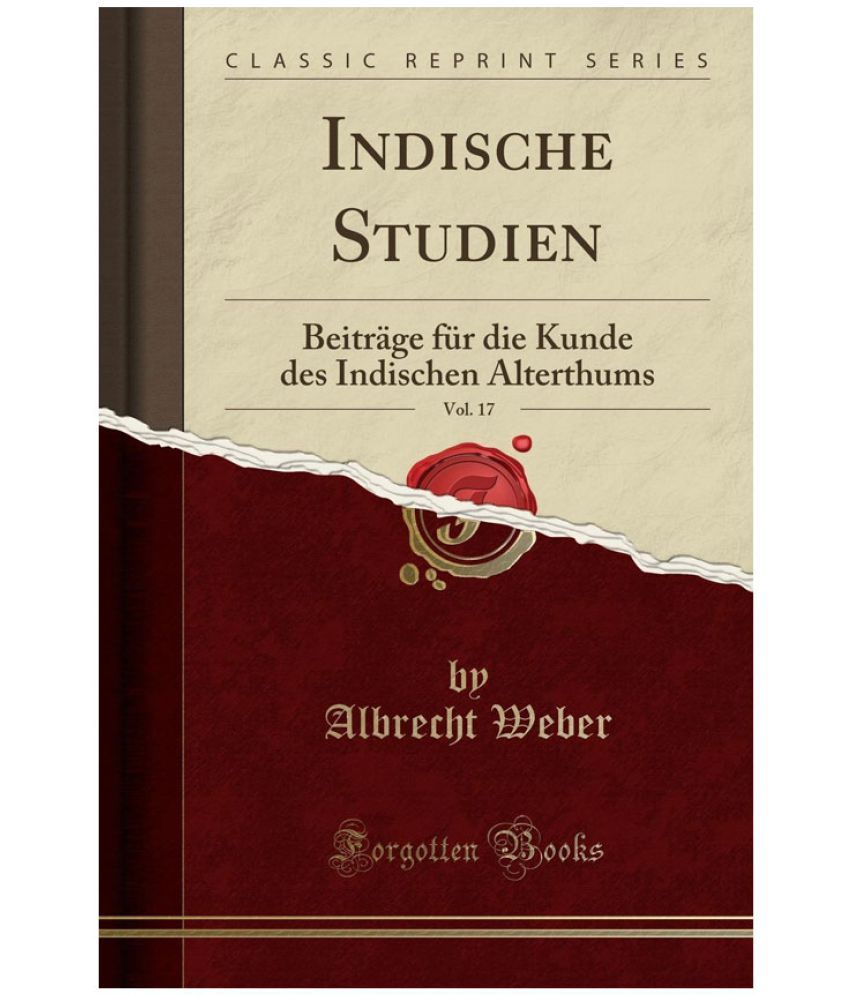 Indische Studien Vol 17 Buy Indische Studien Vol 17 Online At Low Price In India On Snapdeal