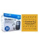 Gluneo Lite 50 Strips+50 Alcohol Swabs