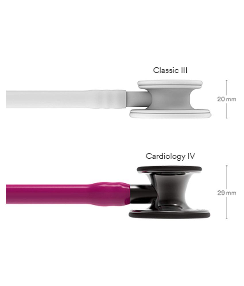 Littmann 3M 6178 Cardiology IV Stethoscope cm Cardiology Raspberry 27
