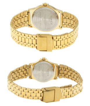 timex gold plated watches