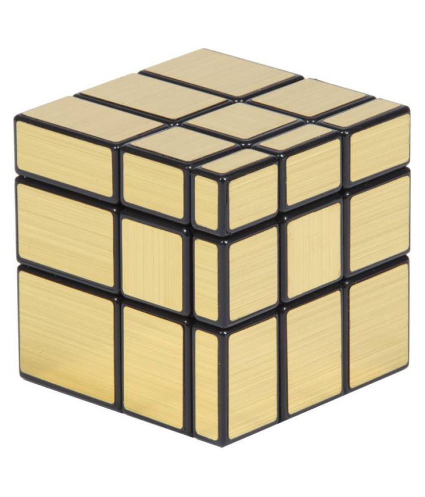 3 x 3 x 3 Golden Mirror Magic Rubic Cube By Signomark
