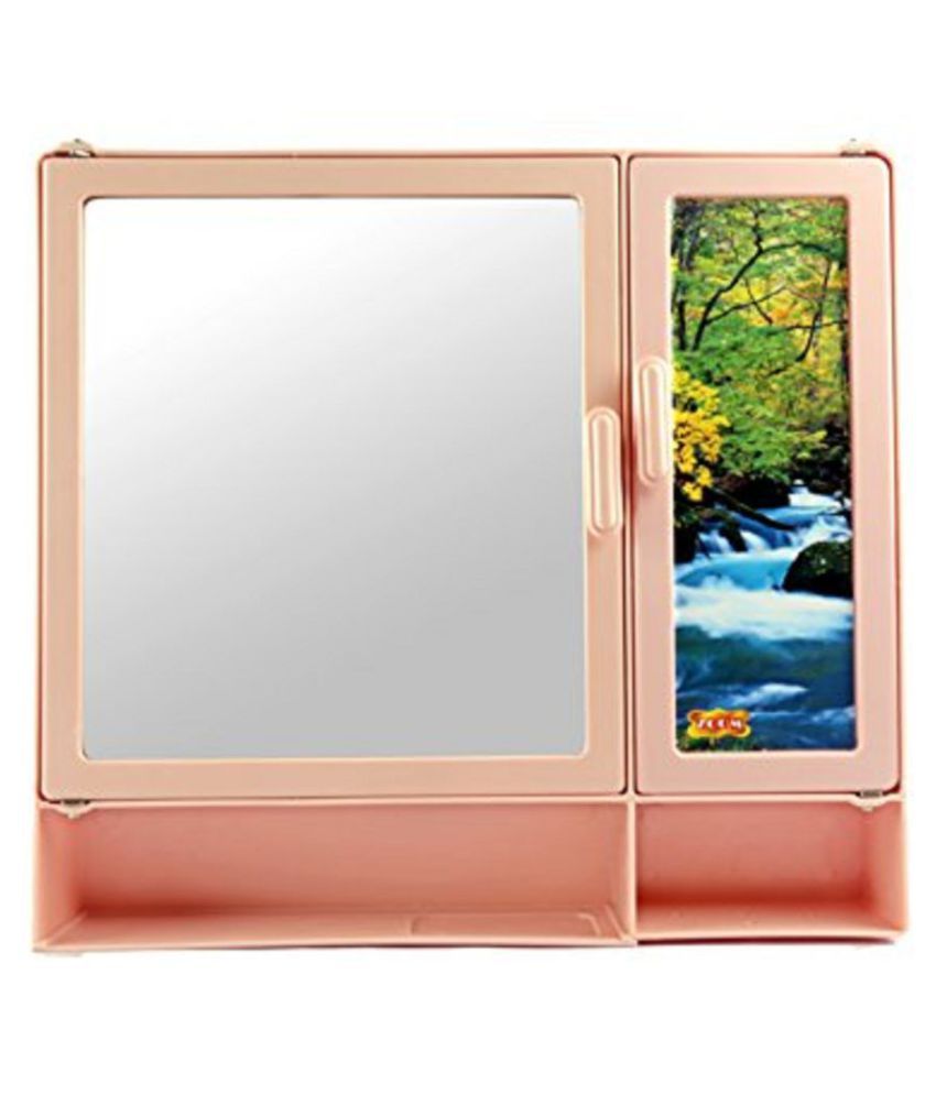 Buy Zoom Blossom Shelf Pink Plastic Bathroom Cabinet Online at Low Price in India - Snapdeal