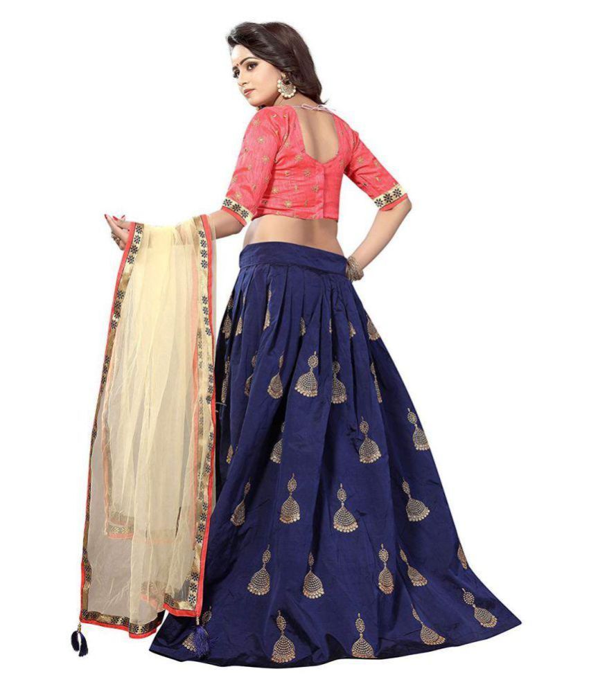 light blue chaniya choli