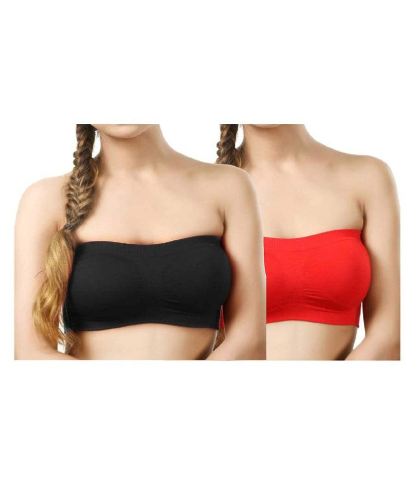     			envogue Pack of 2 Cotton Non Padded Women's Air Bra ( Multi Color )