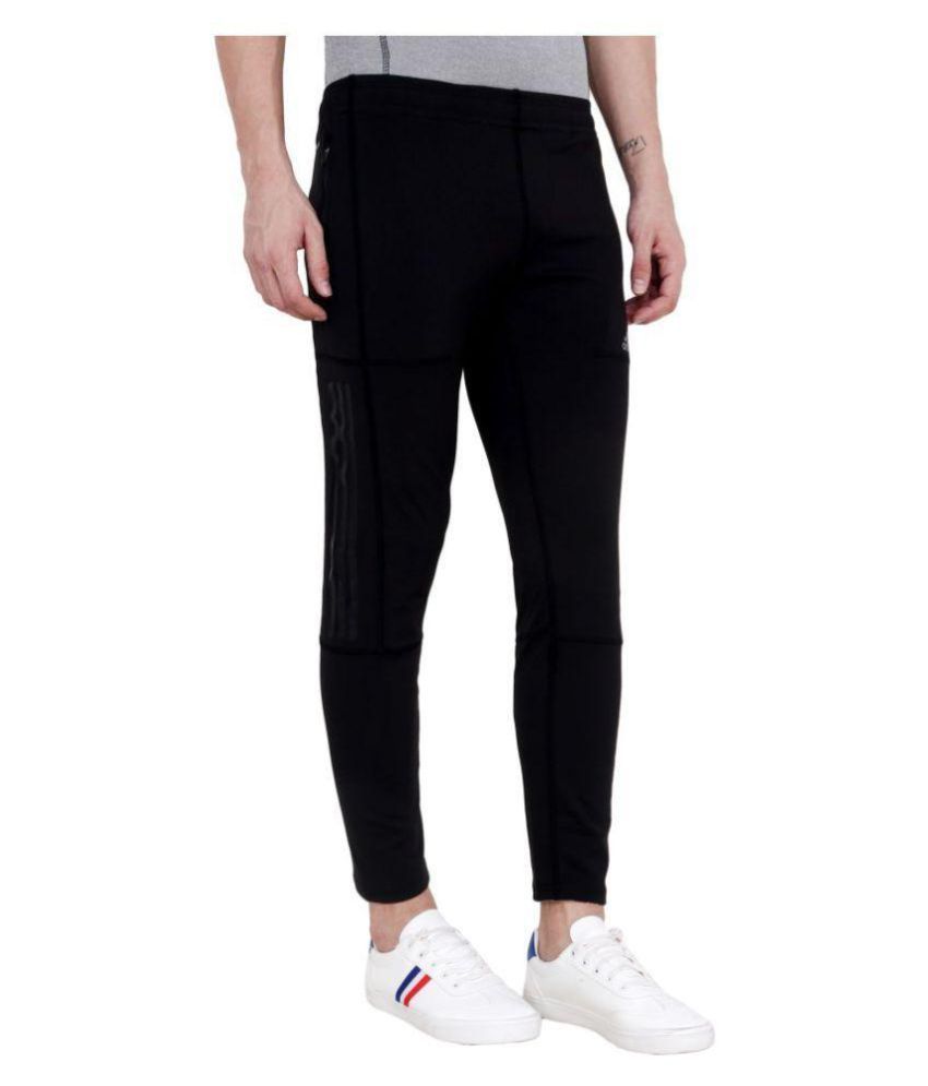 lycra solid track pants