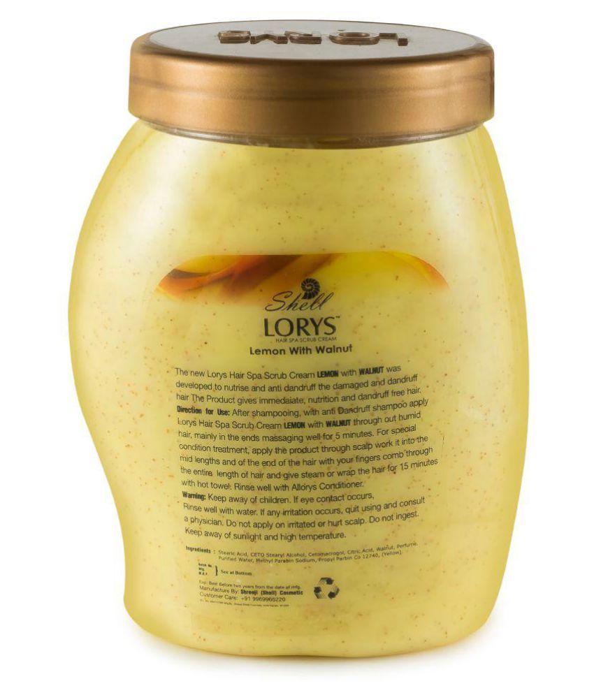 Lorys Lemon with Walnut Hair Mask 500 gm Buy Lorys Lemon with Walnut