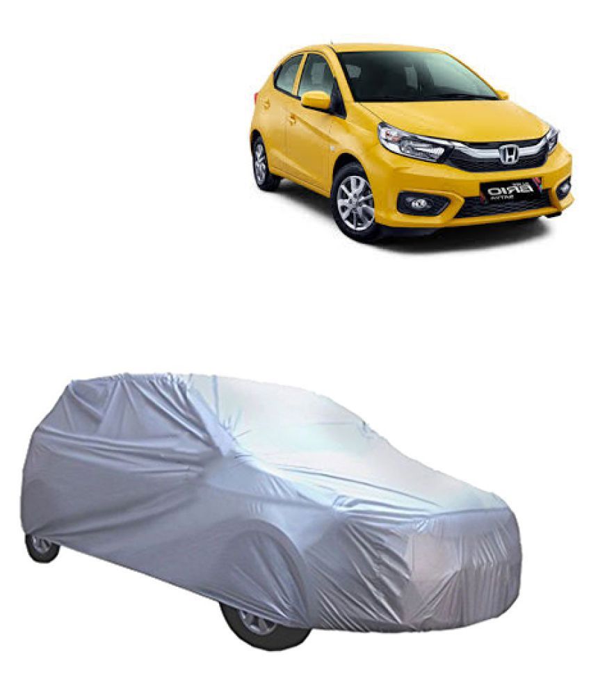 QualityBeast Car Body Cover for Honda Brio [20132015] Silver Buy