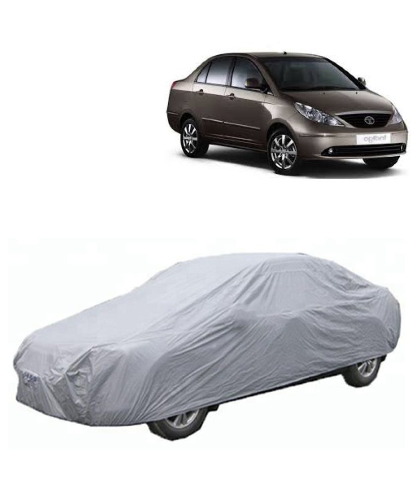 QualityBeast Car Body Cover for Tata Indigo Silver Buy QualityBeast