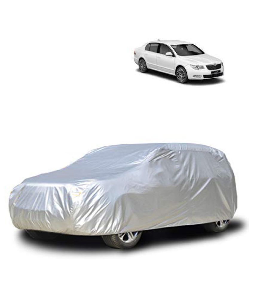 QualityBeast Car Body Cover for Skoda Superb [2009-2014] Silver: Buy ...