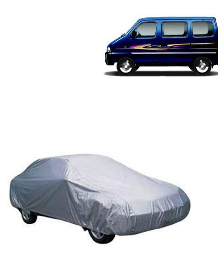 QualityBeast Car Body Cover for Maruti Suzuki Eeco [2009-2015] Silver
