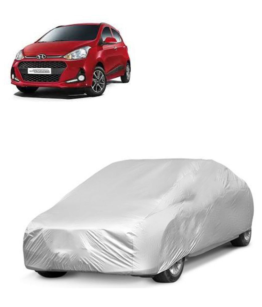 QualityBeast Car Body Cover for Hyundai Grand i10 Facelift Silver Buy
