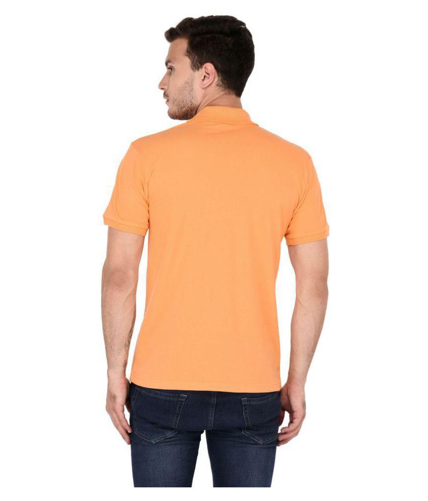 Grand Derby Orange Regular Fit Polo T Shirt - Buy Grand Derby Orange ...